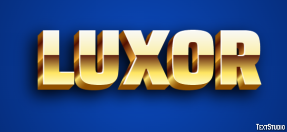 Luxor Text Effect