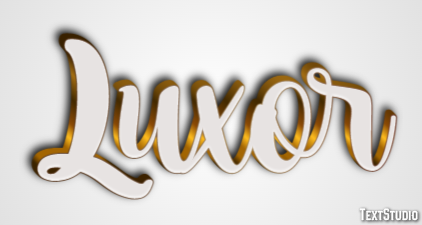 Luxor Effetto testo