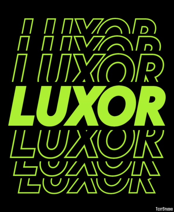 Luxor Text Effect