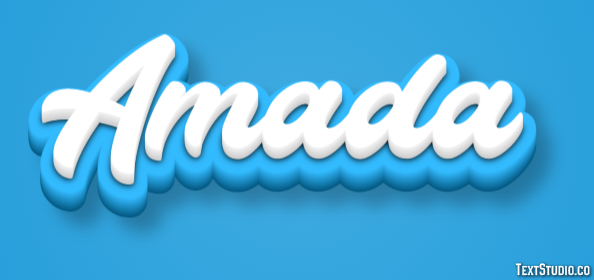 Amada Efecto de Texto