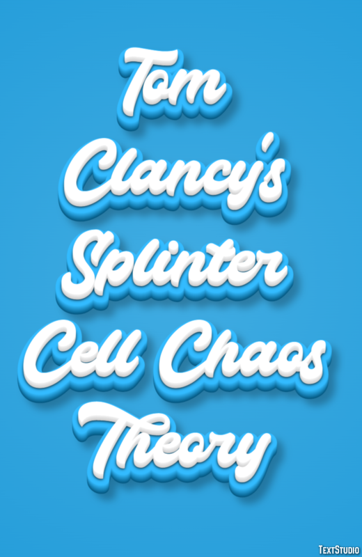 Tom Clancy's Splinter Cell Chaos Theory テキスト効果