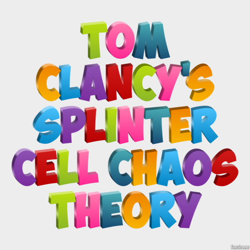 Tom Clancy's Splinter Cell Chaos Theory テキスト効果