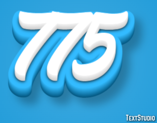 775 Text Effect