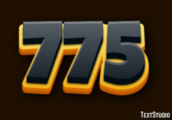 775 Text Effect