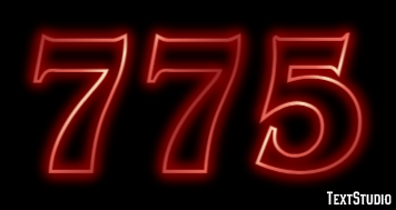 775 Text Effect