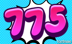 775 Text Effect