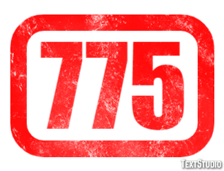775 Text Effect
