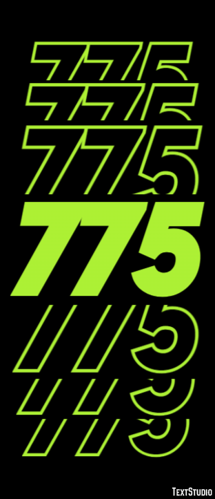 775 Text Effect