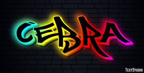 Cebra Texteffekt