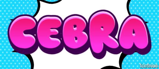 Cebra Effetto testo