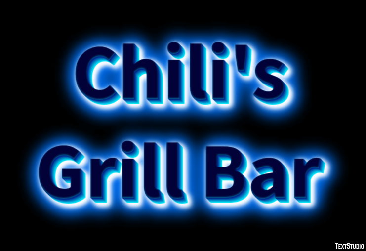 Chili's Grill Bar Efekt tekstowy