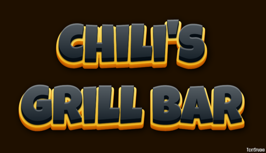 Chili's Grill Bar Effetto testo