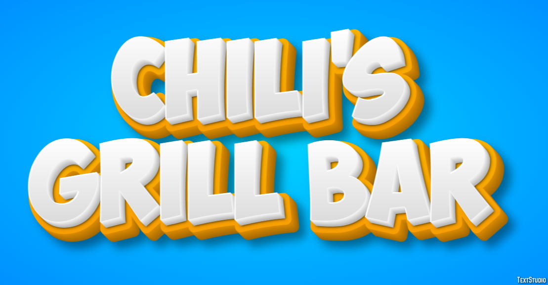 Chili's Grill Bar Effetto testo