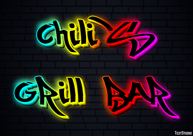 Chili's Grill Bar Effetto testo