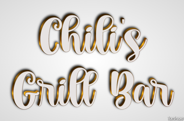 Chili's Grill Bar Effetto testo
