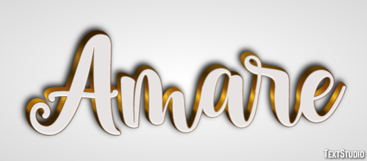 Amare Text Effect