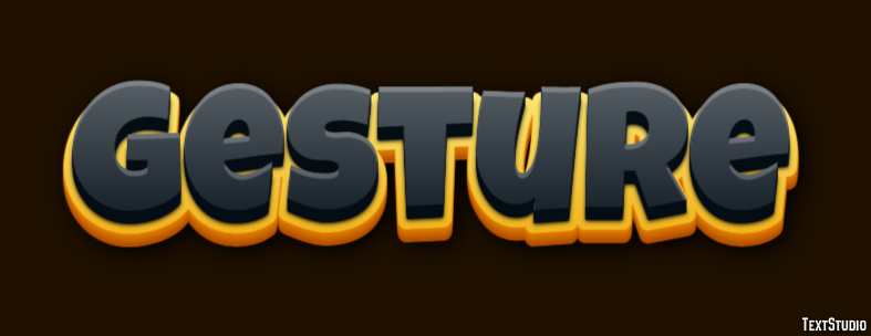 Gesture Text Effect