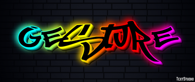 Gesture Text Effect
