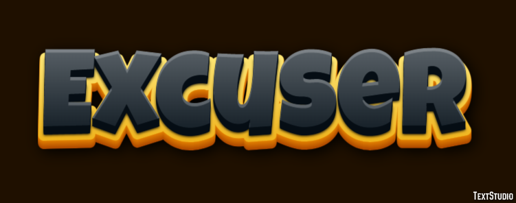 Excuser Effet de Texte