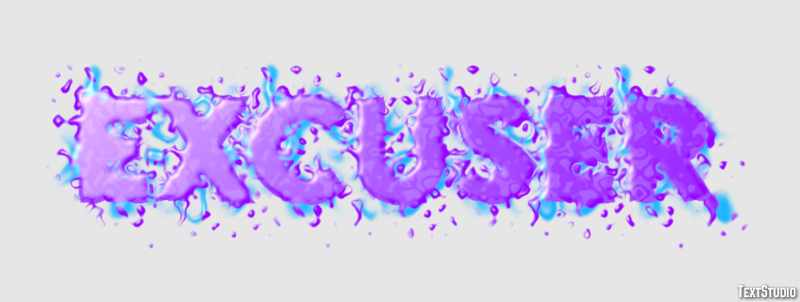 Excuser Effet de Texte