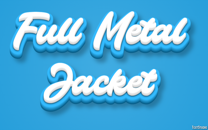 Full Metal Jacket Text Effect