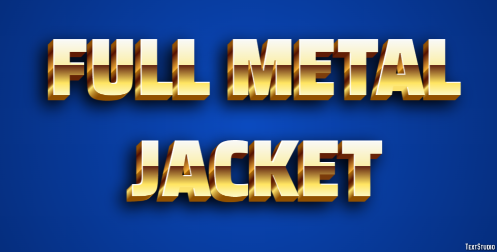 Full Metal Jacket Efekt tekstowy