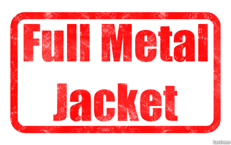 Full Metal Jacket Efekt tekstowy