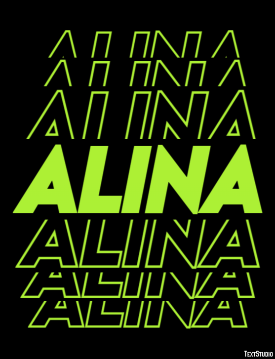 Alina Texteffekt