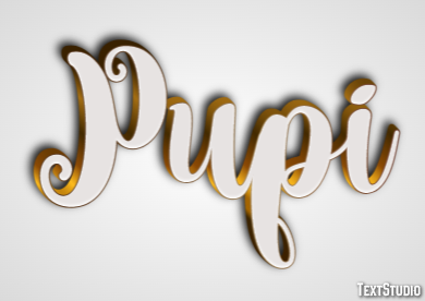 Pupi Text Effect