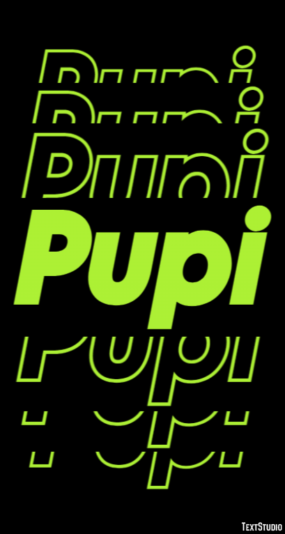 Pupi Text Effect