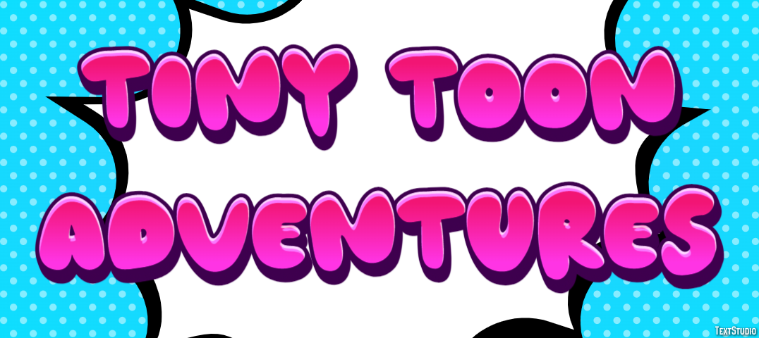 Tiny Toon Adventures Text Effect