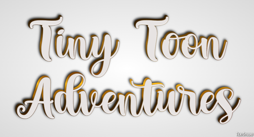 Tiny Toon Adventures Efecto de Texto