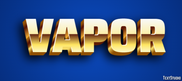 Vapor Tekst Effect