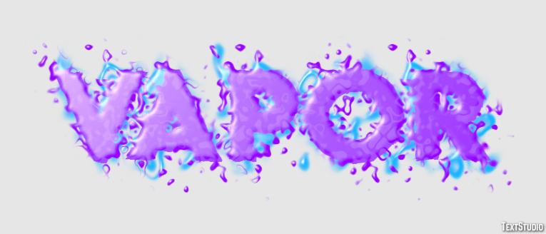 Vapor Texteffekt