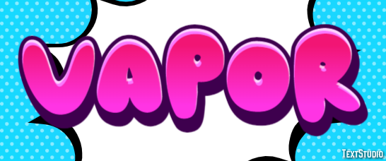Vapor Texteffekt