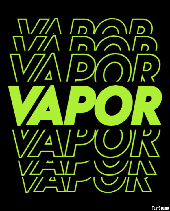Vapor Texteffekt
