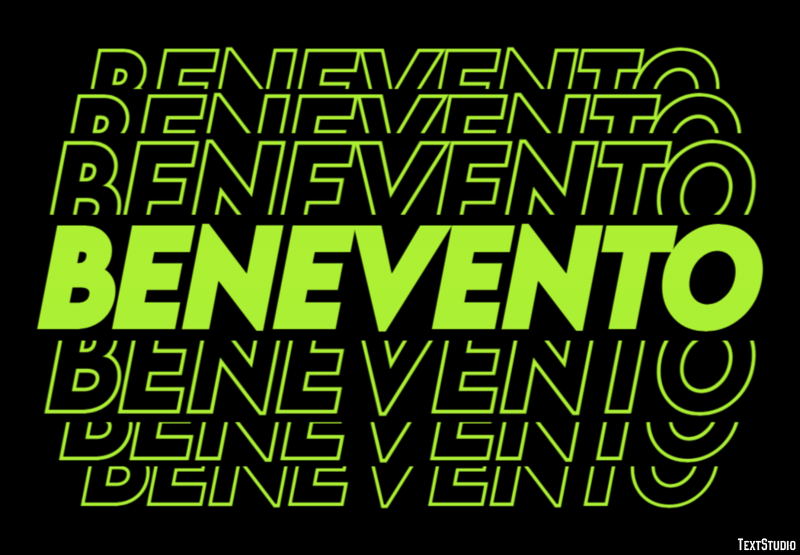 Benevento Efekt tekstowy