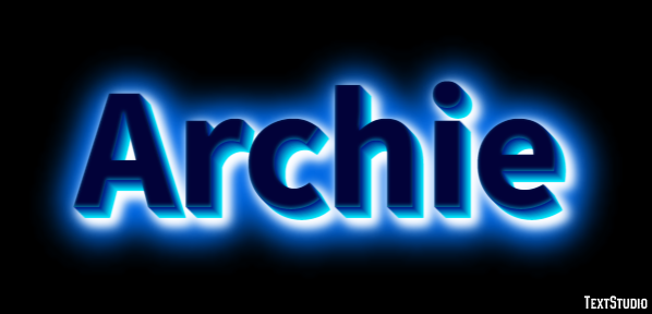 Archie Text Effect