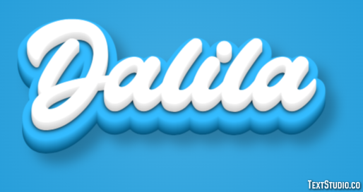 Dalila Text effect