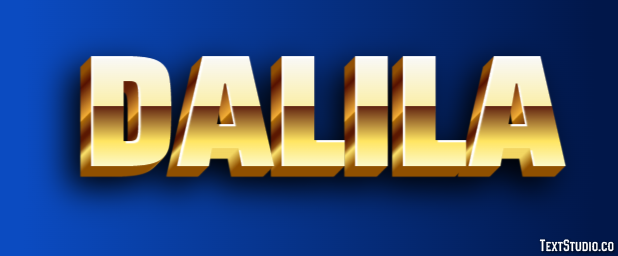 Dalila Text effect