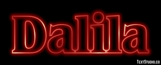 Dalila Text effect