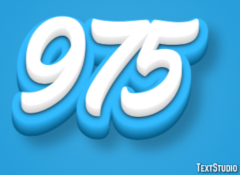 975 Texteffekt