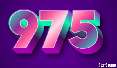 975 Texteffekt