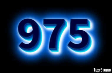 975 Texteffekt