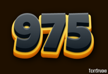 975 Texteffekt