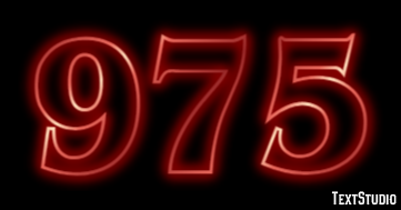 975 Texteffekt