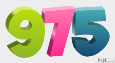 975 Texteffekt