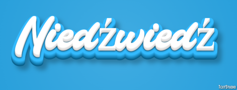 Niedźwiedź Efekt tekstowy