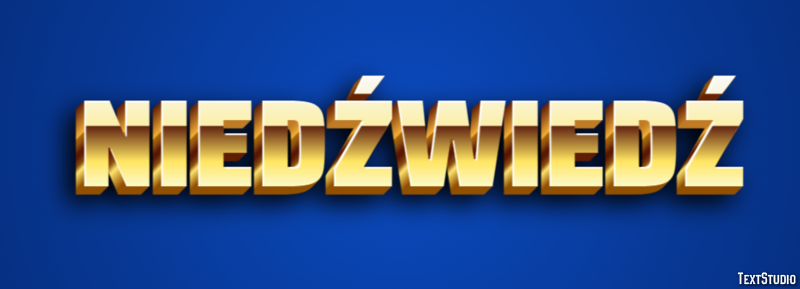 Niedźwiedź Efekt tekstowy