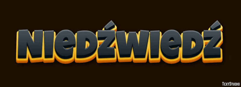 Niedźwiedź Efekt tekstowy